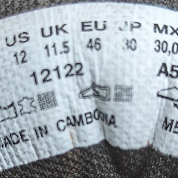 Timberland Mens "White Ledge" Waterproof Hiking Boots Size 12 Black Leather 1212 - Picture 10 of 11